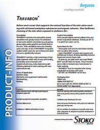 Travabon Product Info Sheet