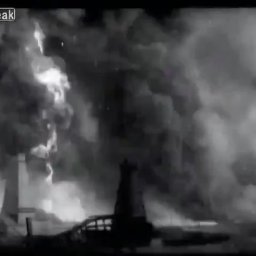 Rare 1898 Oil Well Fire Video